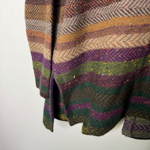 Etro Striped Multicolor Open Cardigan 40 - Picture 11 of 11